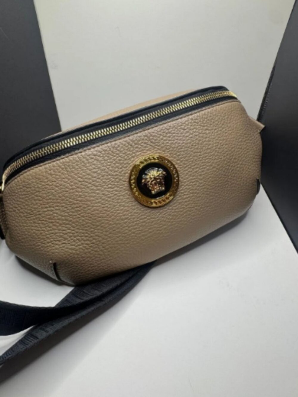 Versace - Medusa Head Calf Skin Bum Bag W/ COA & DUST BAG
